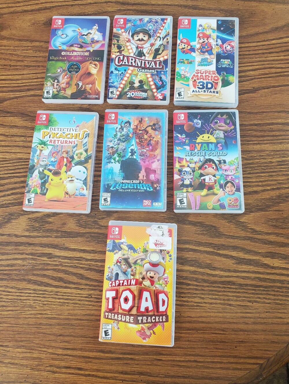 Nintendo Switch Games LOT Of 7 Preowned